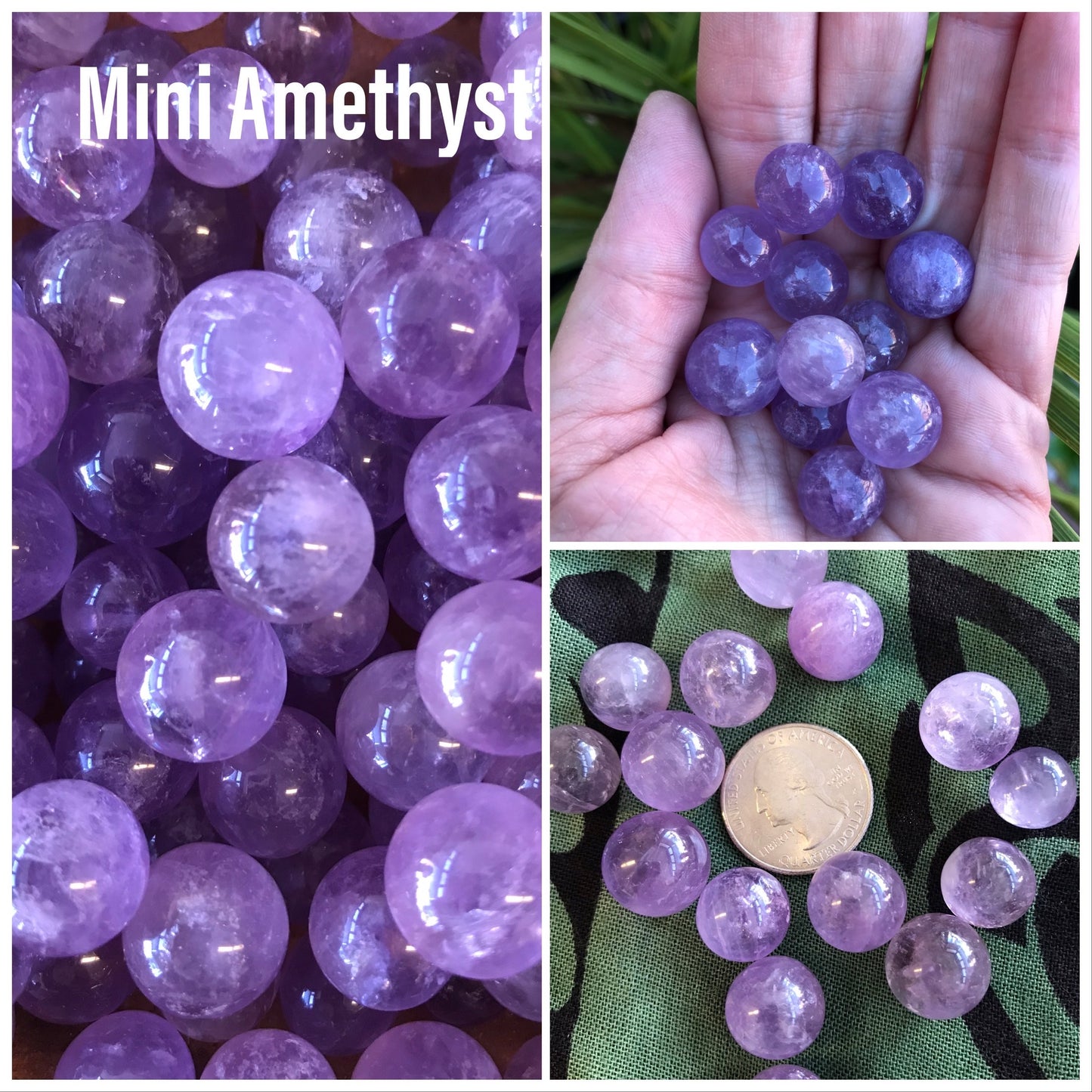 Amethyst sphere