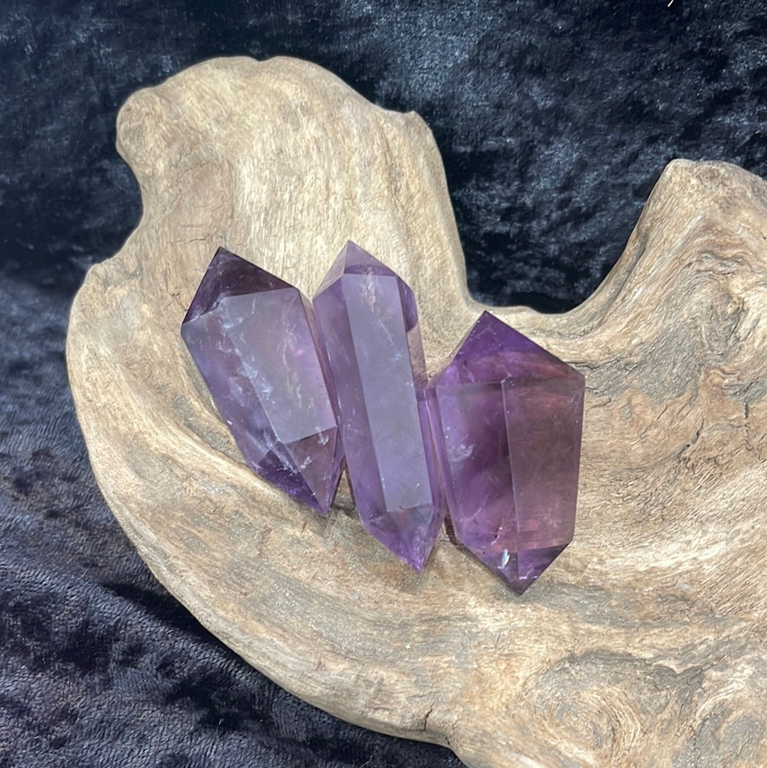 Double terminated Amethyst