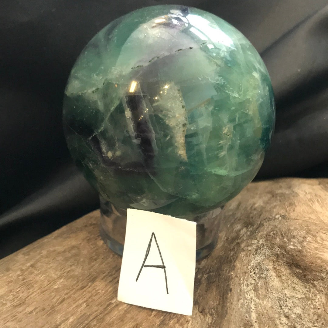 Fluorite sphere