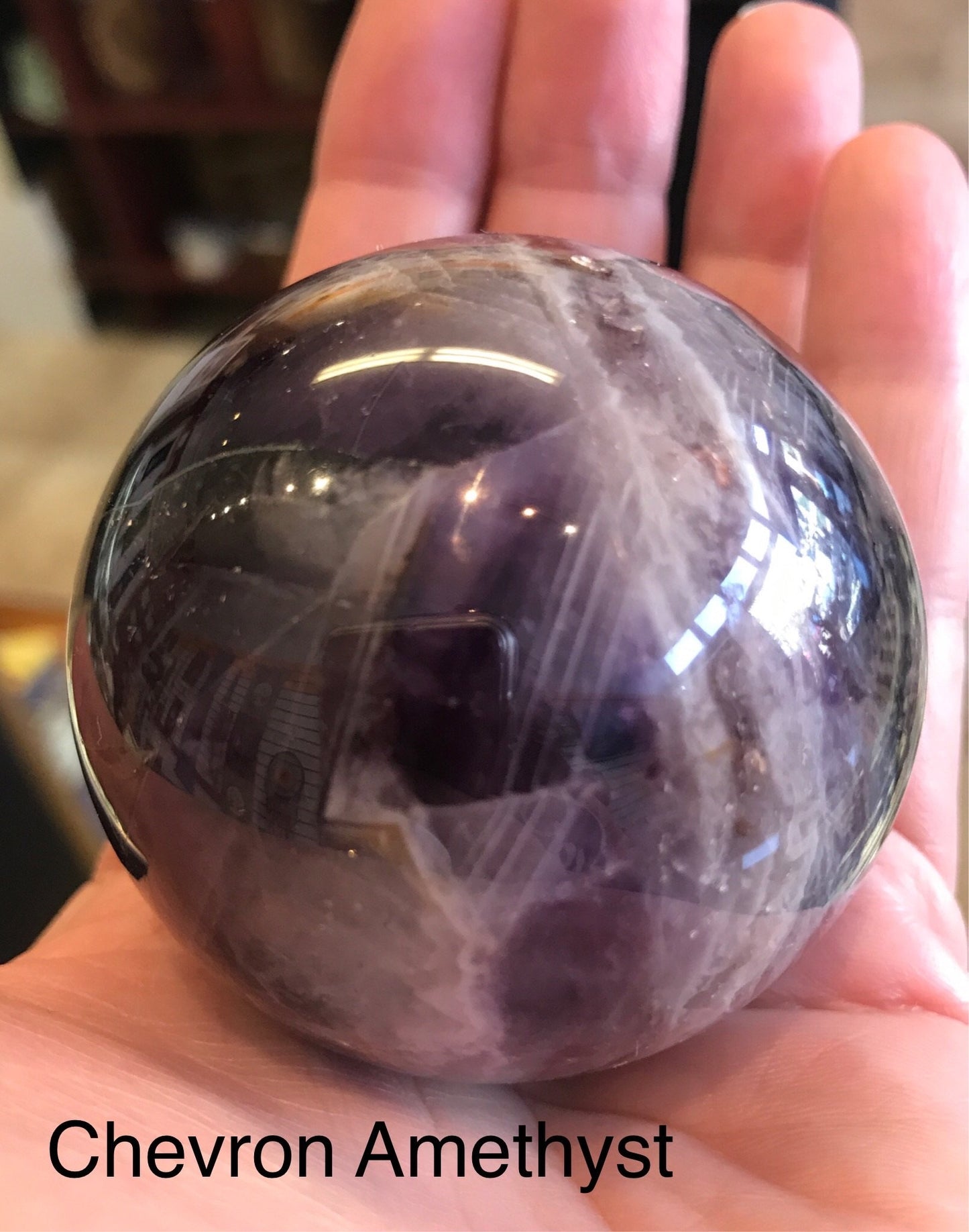 Amethyst sphere