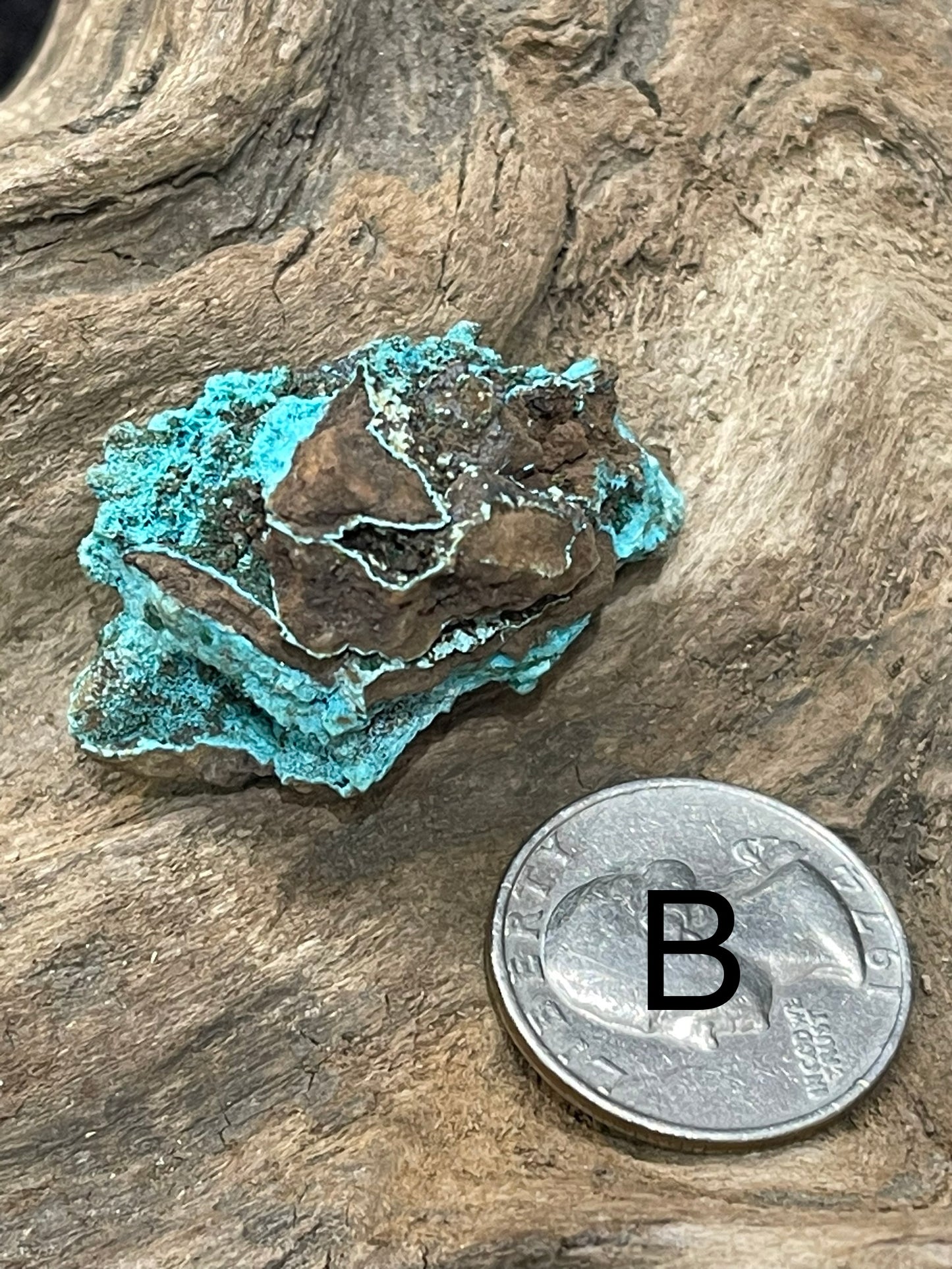 Shattuckite - raw, rough