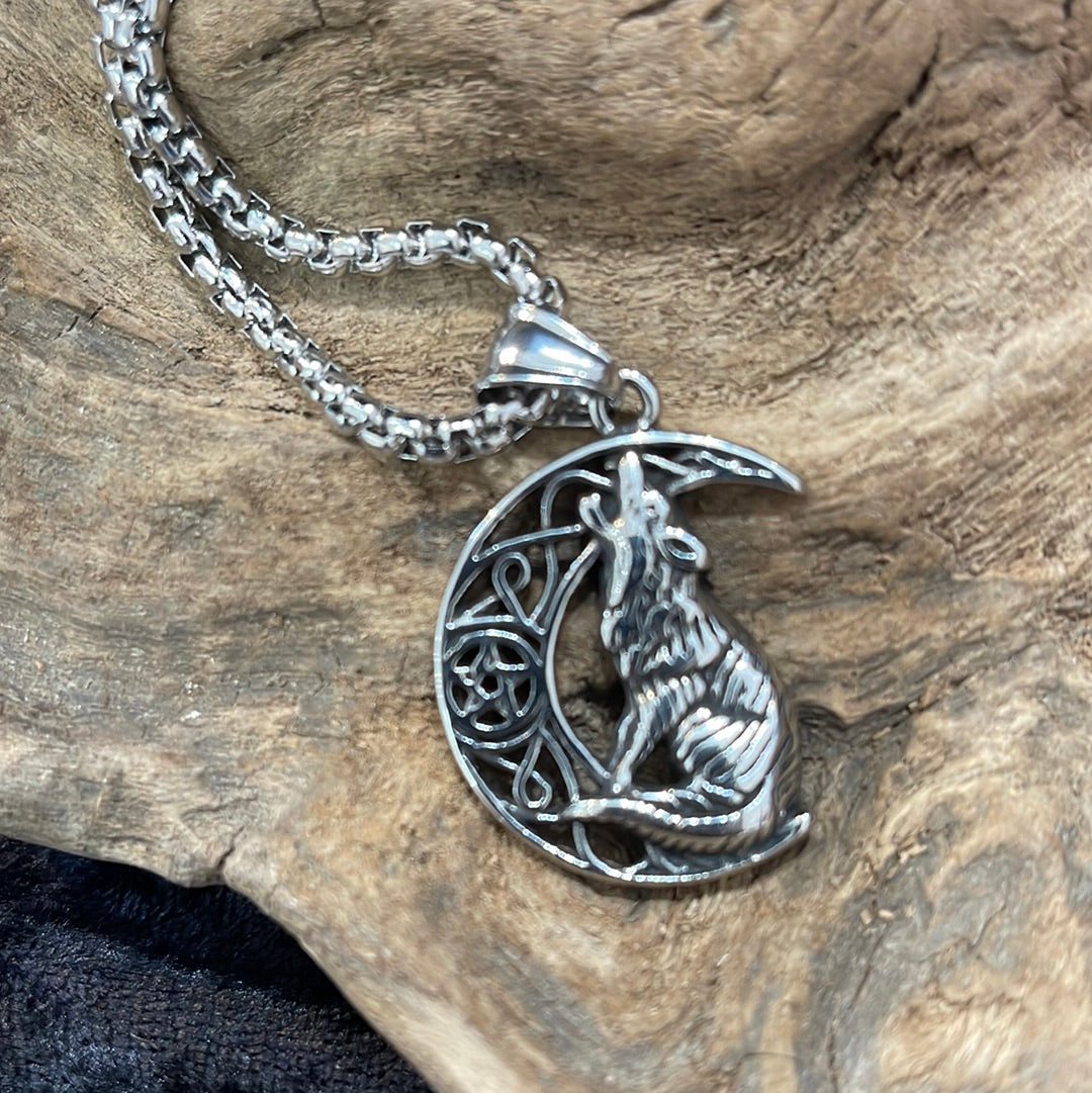 Stainless steel pendant on chain