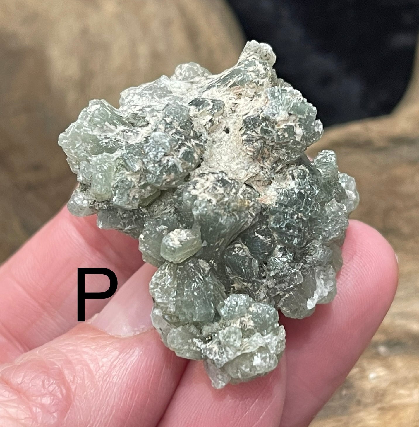 Prehnite clusters