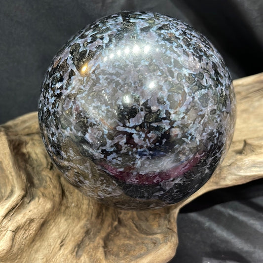 Merlinite Indigo Gabbro sphere
